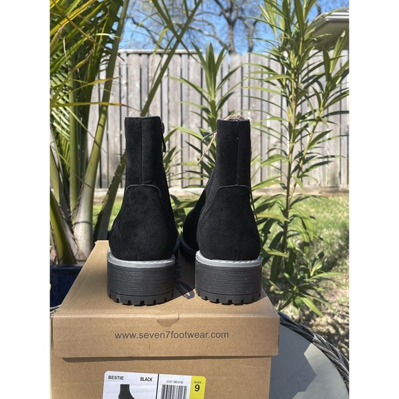 NEW!! SEVEN 7 FOOTWEAR Bestie Ankle Boot, Black, Size 9 - Picture 7 of 11